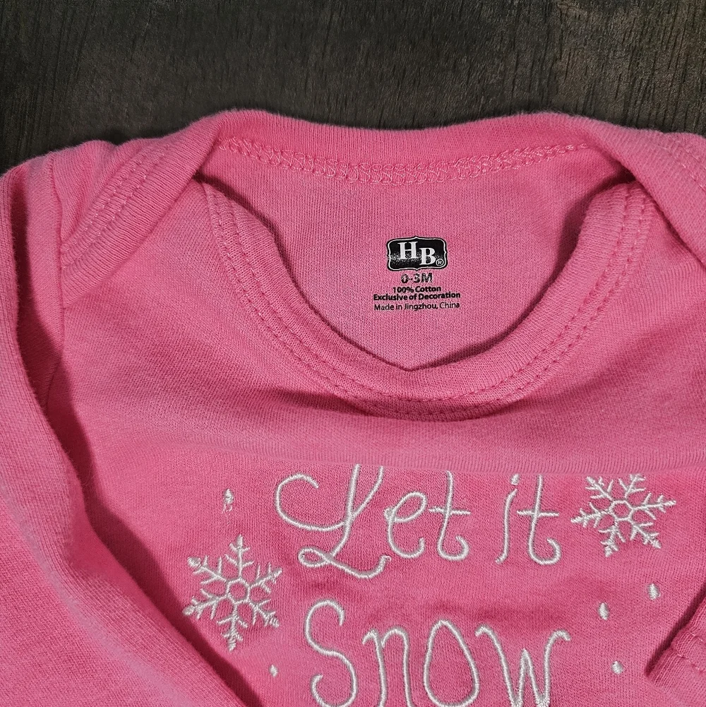 Set of Three Baby Onesies with Cute Prints